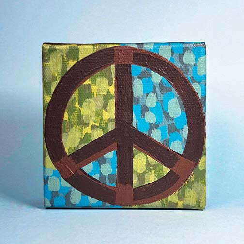 Peaceful Spring - 4x4" Original Painting